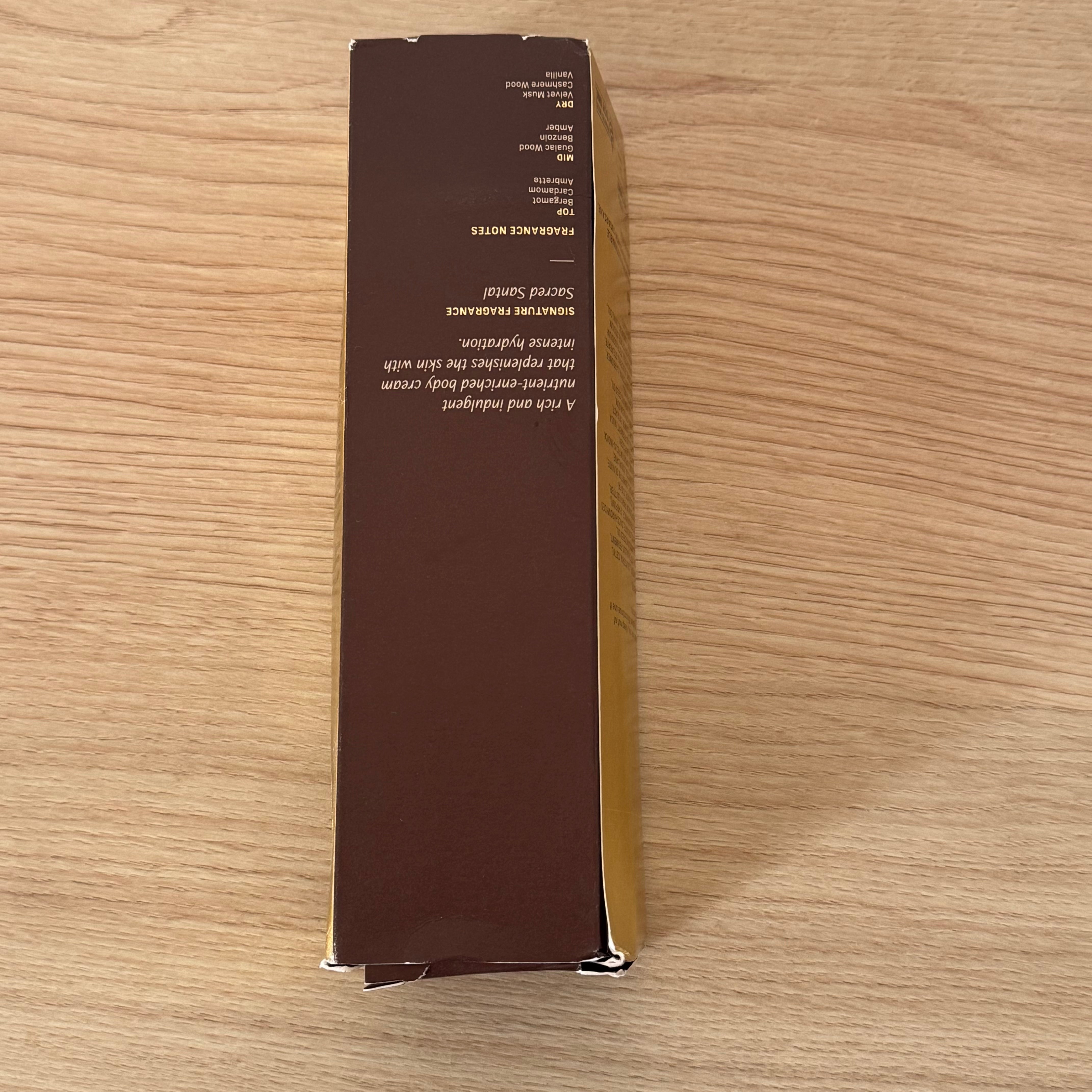 *Damaged Packaging* Cyklar Sacred Santal Nutrient-Rich Body Cream with Niacinamide