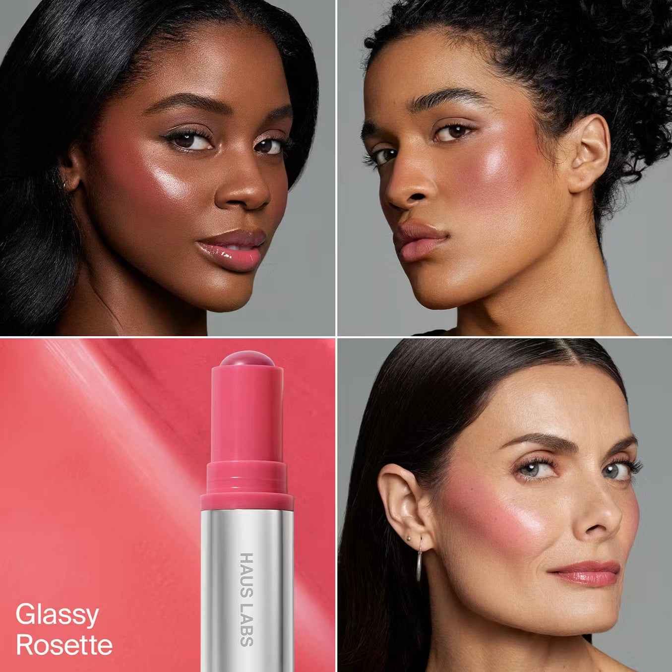 *PRE-ORDER* Haus Labs Color Fuse Glassy Blush Balm - Glassy Rosette