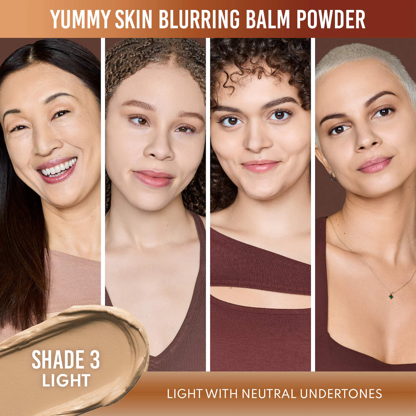 Danessa Myricks Beauty Yummy Skin Blurring Balm Powder - Tinted Primer & Foundation - Shade 3