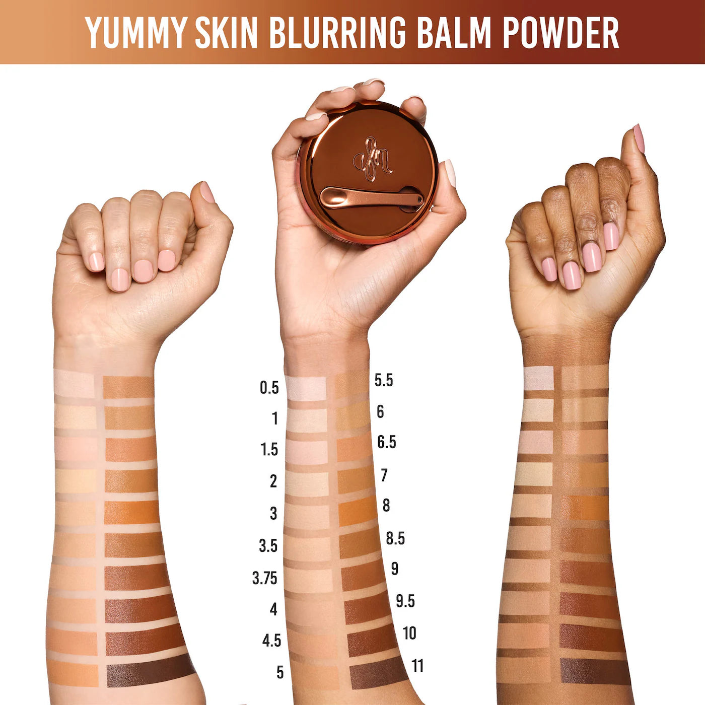 Danessa Myricks Beauty Yummy Skin Blurring Balm Powder - Tinted Primer & Foundation - Shade 4