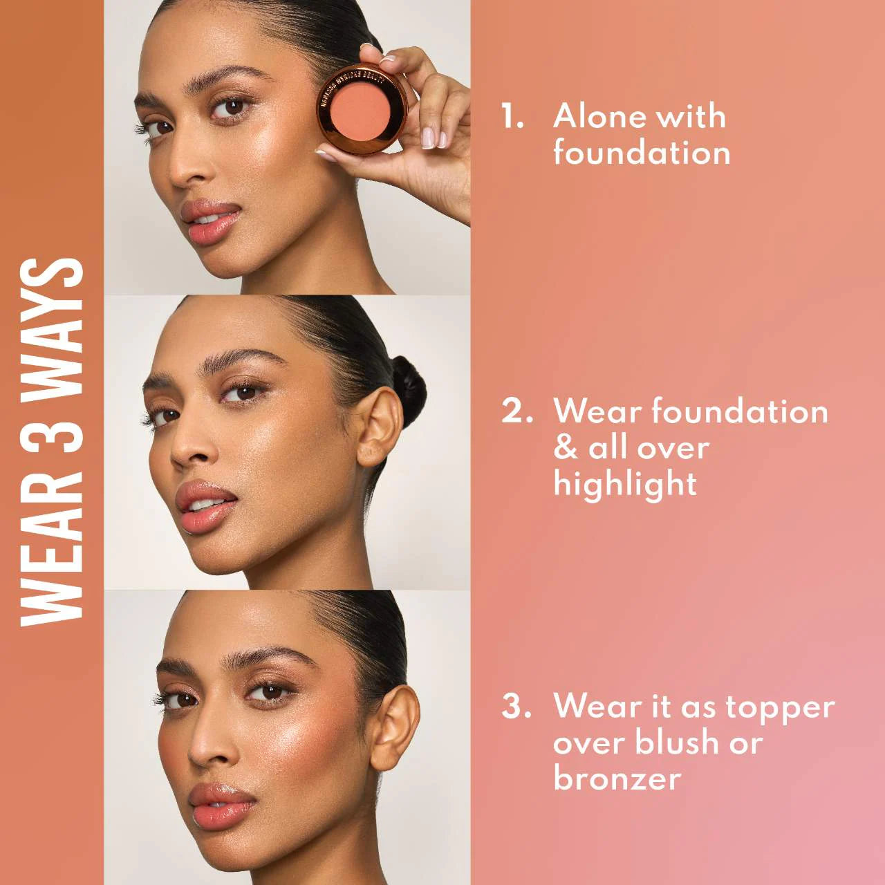 Danessa Myricks Beauty Yummy Skin Blurring Balm Powder Lowlighter Soft Glow Highlighter - Unbothered