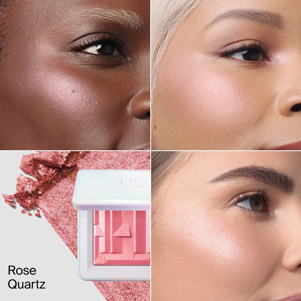 HAUS LABS  Bio-Radiant Gel-Powder Illuminating Highlighter with Fermented Arnica - Rose Quartz