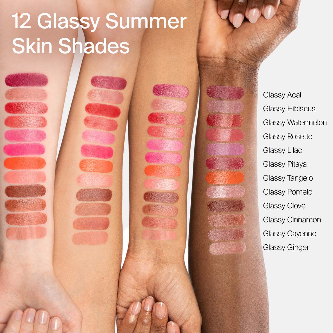 HAUS LABS BY LADY GAGA Color Fuse Longwear Hydrating Glassy Lip + Cheek Blush Balm Stick - Glassy Pomelo