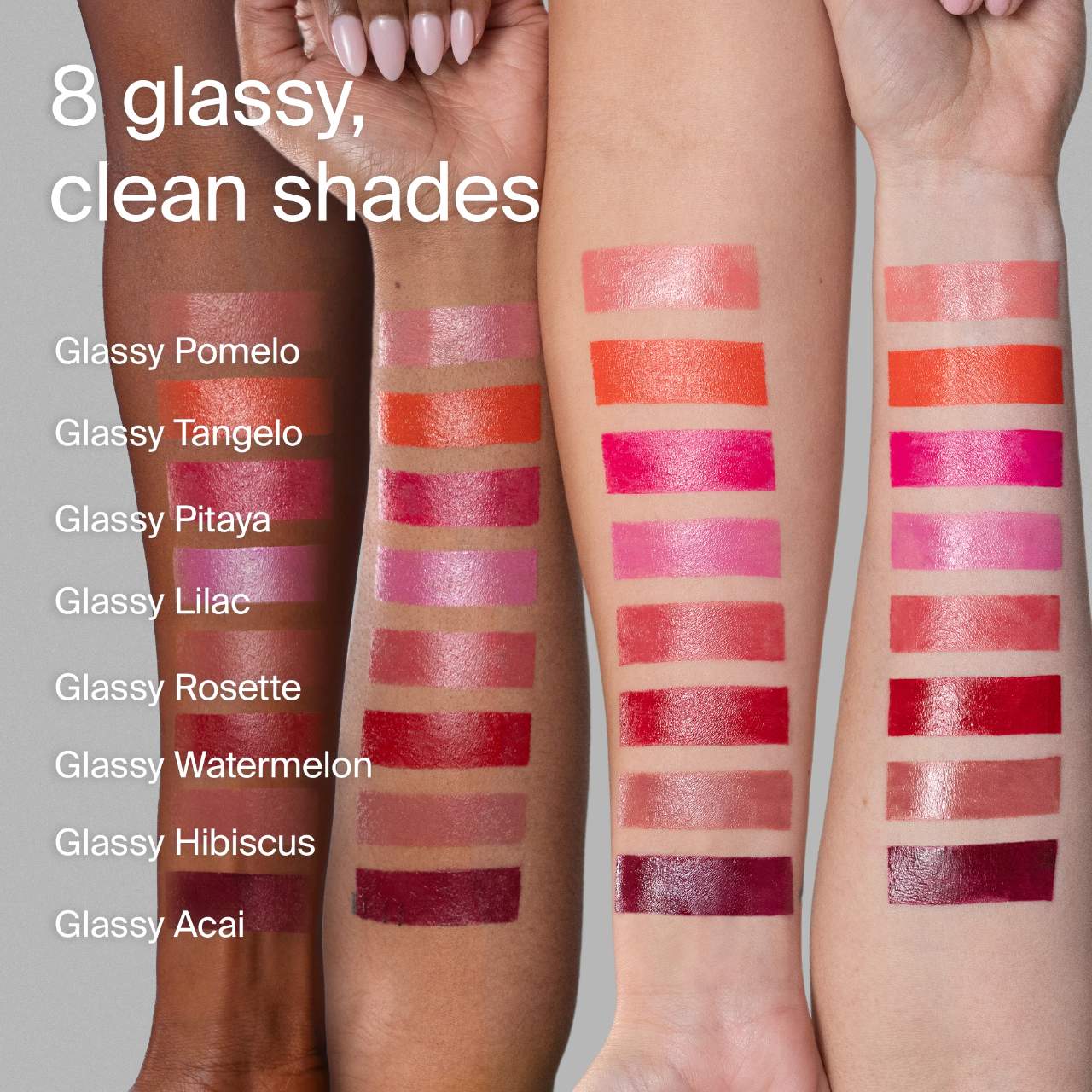 HAUS LABS  Color Fuse Longwear Hydrating Glassy Lip + Cheek Blush Balm Stick - Glassy Pitaya