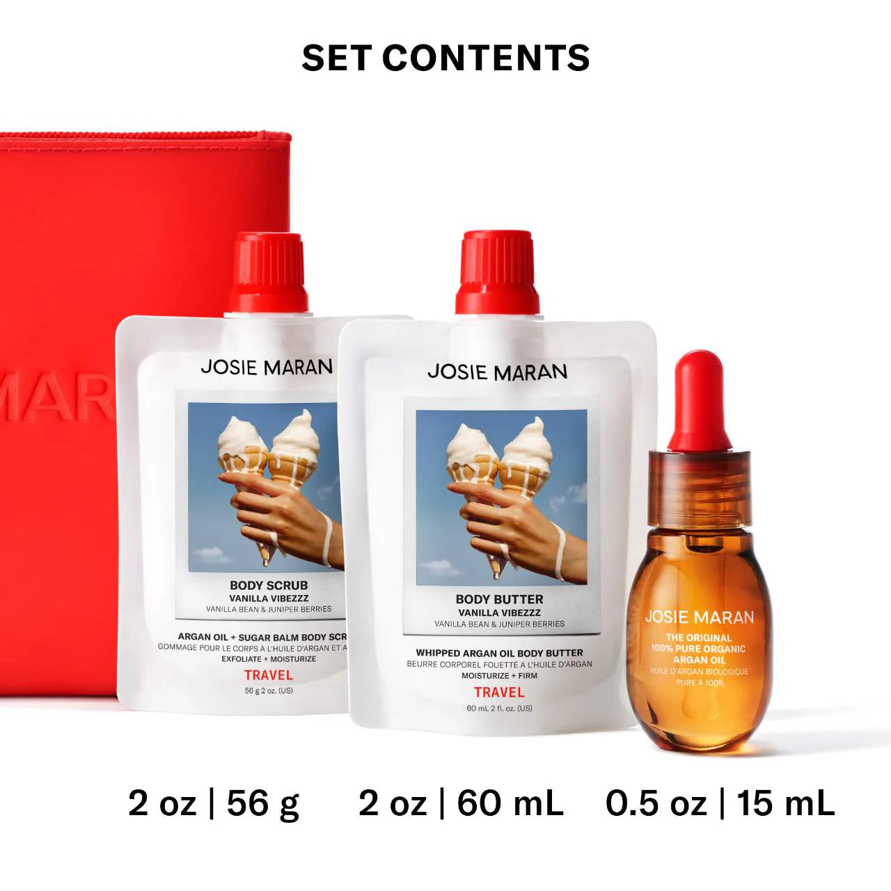 Josie Maran The Babies 3-Piece Hydration Travel Trio