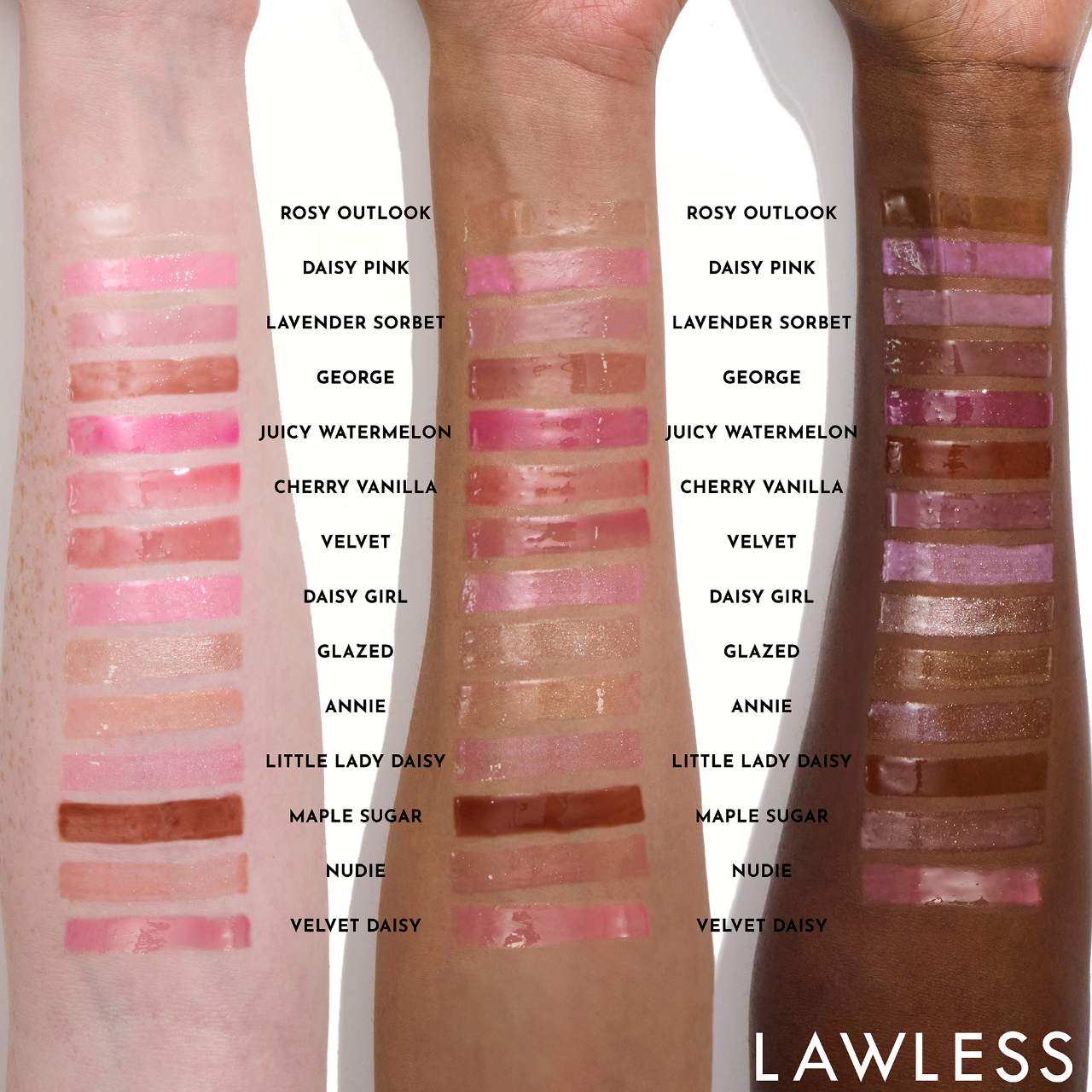 LAWLESS Forget The Filler Lip Plumper Line Smoothing Gloss - George
