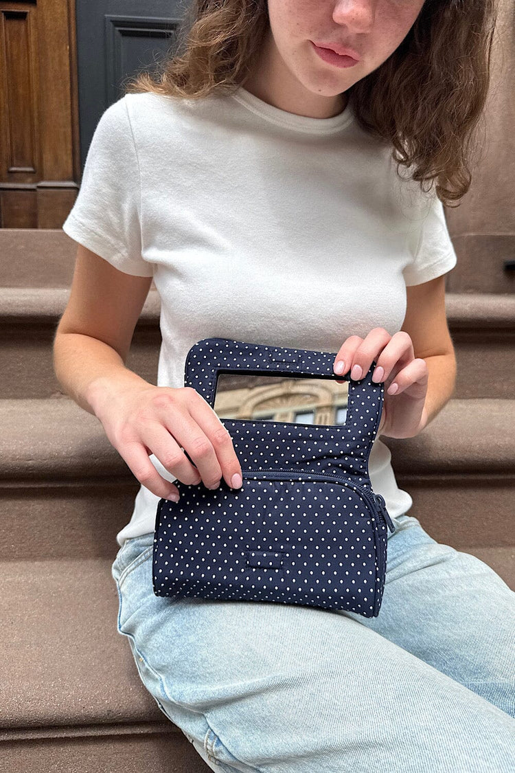 Brandy Melville Polka Dots Makeup Bag