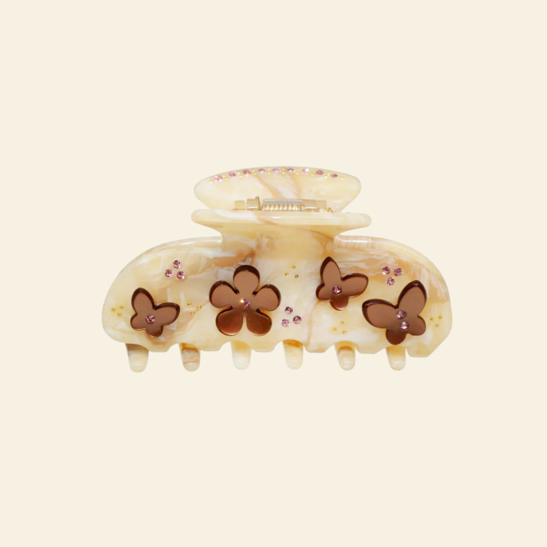 Emi Jay Sweatheart Hair Claw Clip - Angel Food