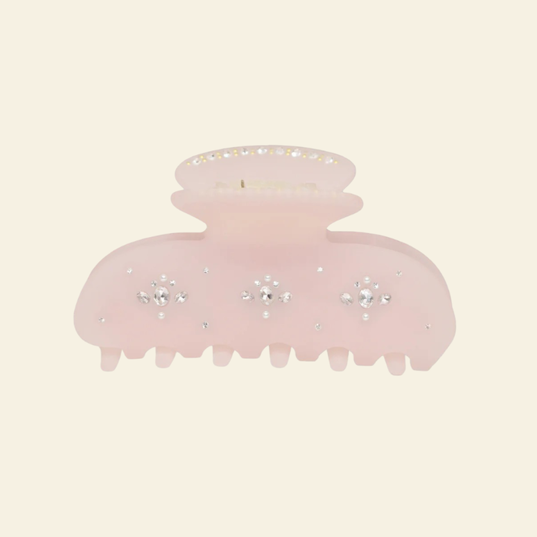 Emi Jay Sweetheart Hair Claw Clip in Blush Drop