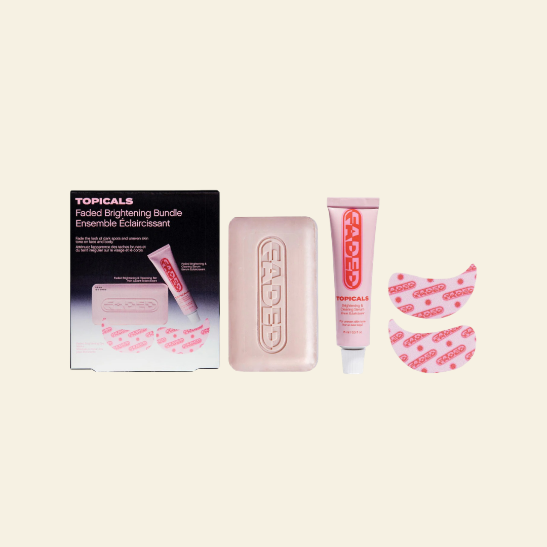 Topicals Faded Brightening Bundle for Discoloration on Face & Body (UNSCENTED)