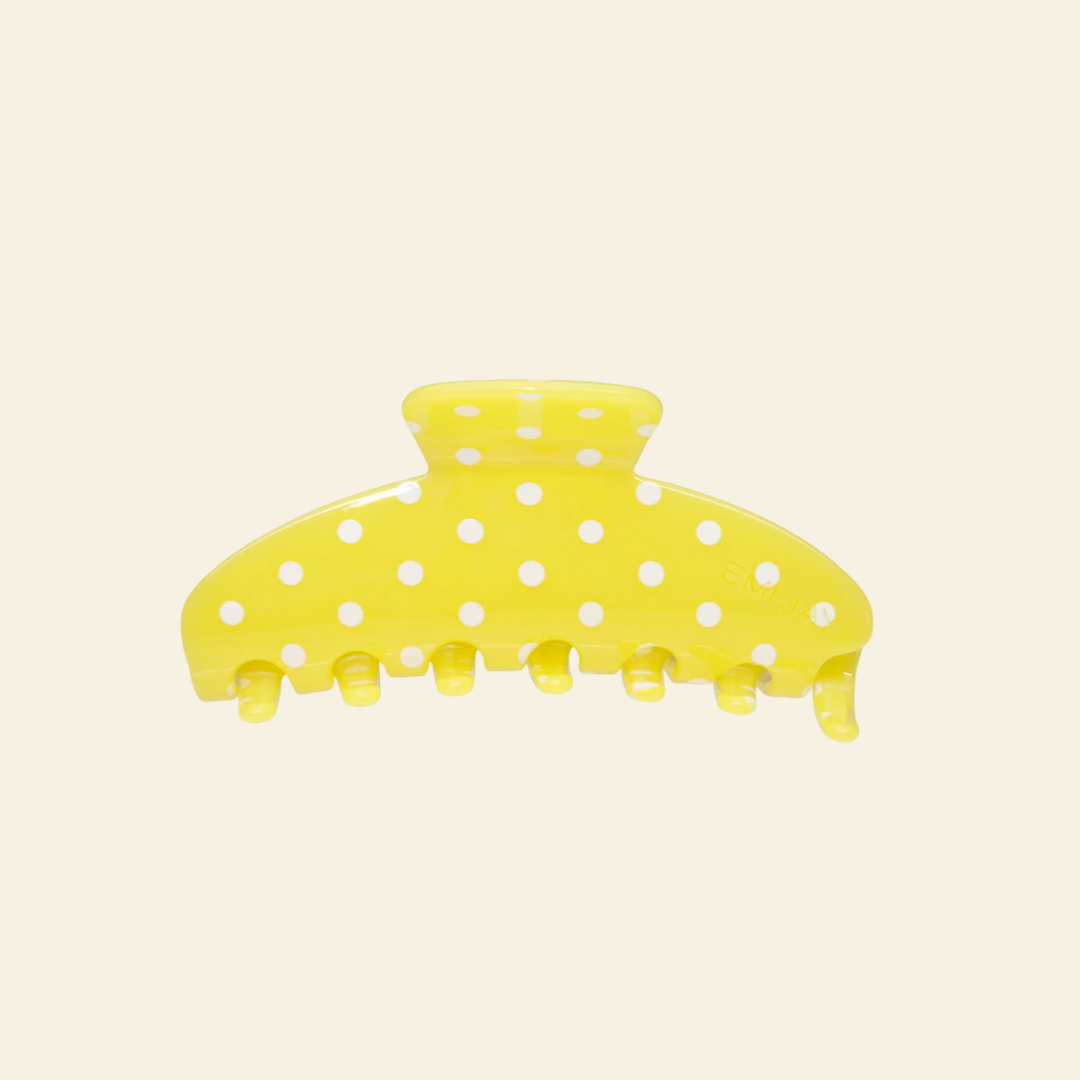 Big Effing Clip in Citrus Polka Dot