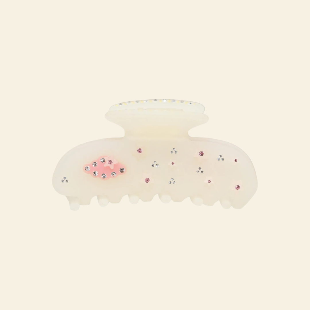 *Limited Edition* Emi Jay Sweetheart Hair Claw Clip in Cloud Kiss