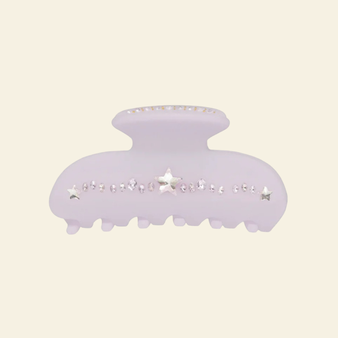 *Limited Edition* Emi Jay Sweatheart Hair Claw Clip - Lilac Sky