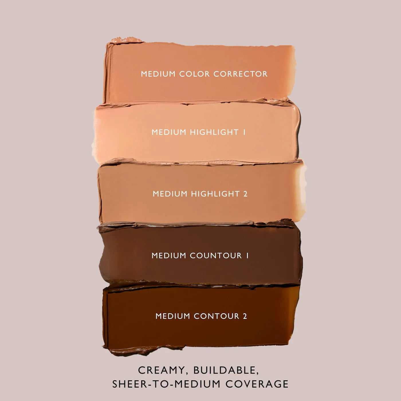 m.ph by Mary Phillips Underpainting Face Highlight & Contour Palette - Medium