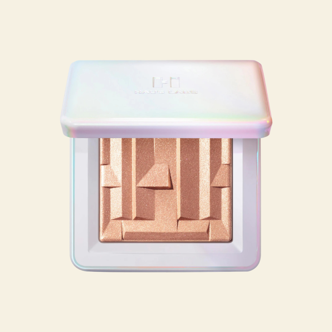 *PRE-ORDER* HAUS LABS  Bio-Radiant Gel-Powder Illuminating Highlighter with Fermented Arnica - Peach Quartz
