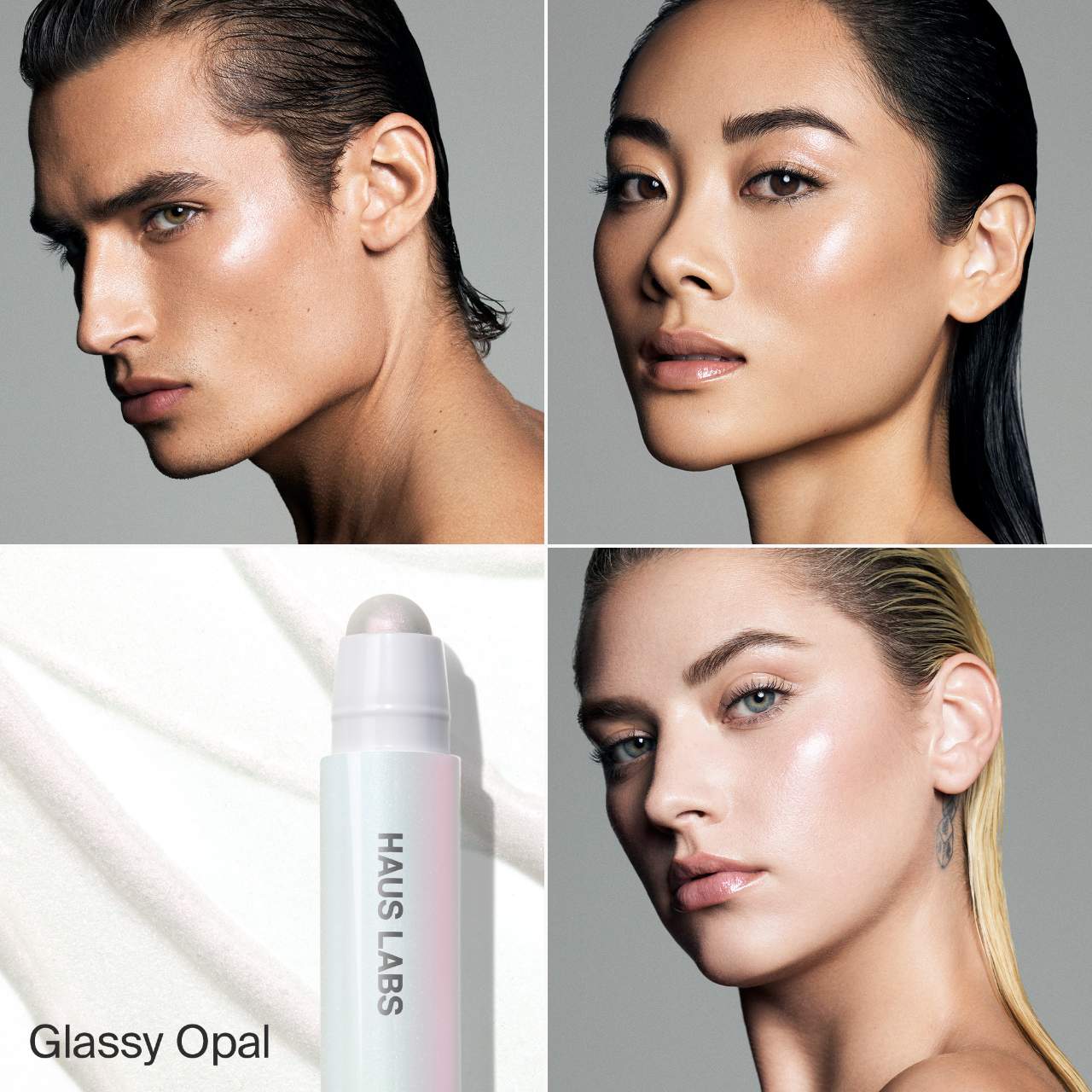 *PRE-ORDER* HAUS LABS BY LADY GAGA Bio-Radiant Glassy Balm Highlighter Stick - Glassy Opal
