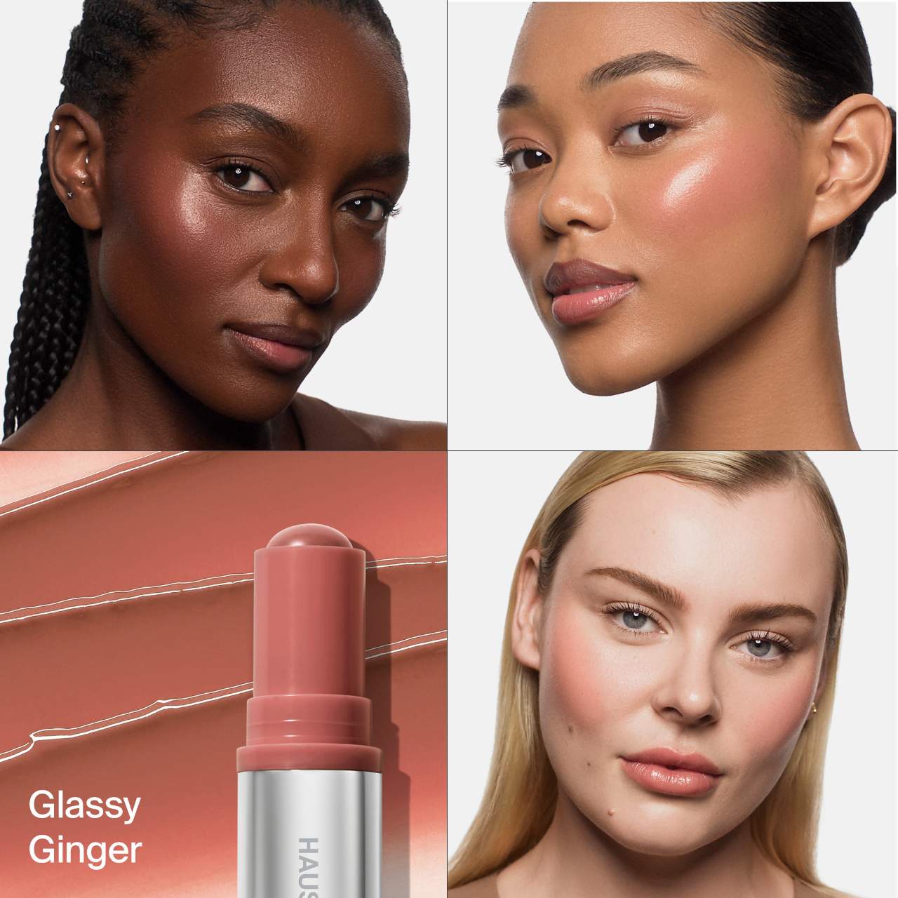 *PRE-ORDER* Haus Labs Color Fuse Glassy Blush Balm - Glassy Ginger