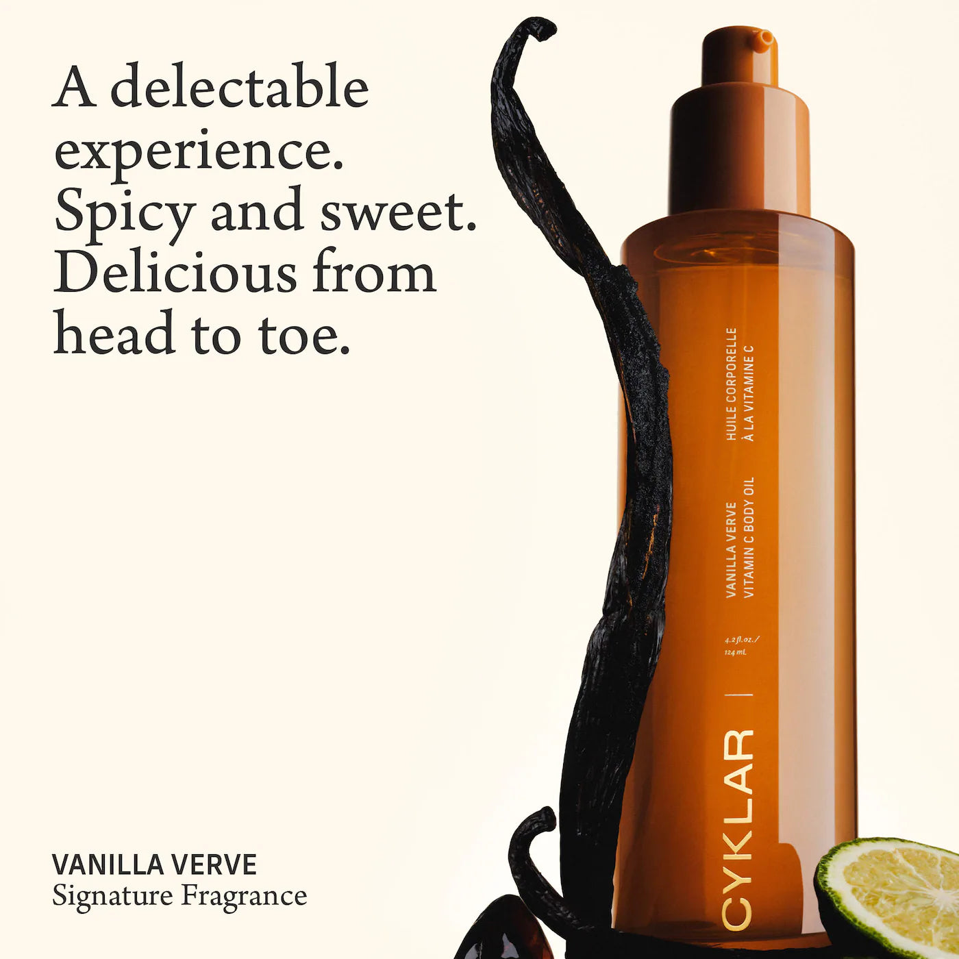 CYKLAR Vanilla Verve Vitamin C Body Oil with Ectoin