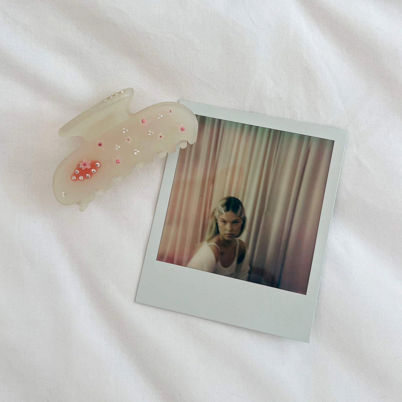 *Limited Edition* Emi Jay Sweetheart Hair Claw Clip in Cloud Kiss